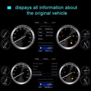 Toyota 4Runner digital instrument cluster ui