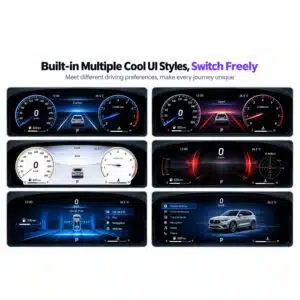 Toyota Hilux Fortuner digital cluster multiple UI styles