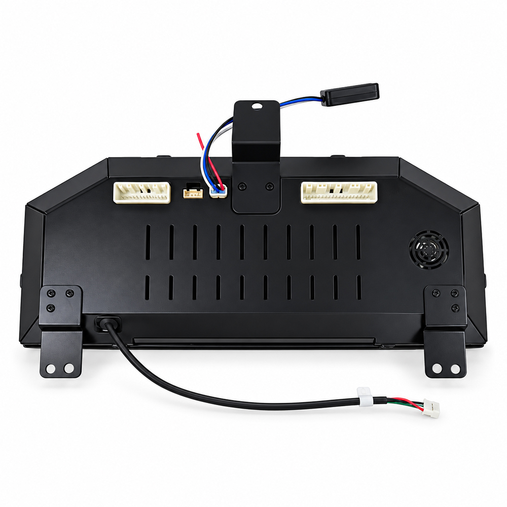 Toyota Hilux cluster replacement digital instrument rear housing and connector area