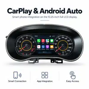 vw amarok digital cluster apple carplay android auto