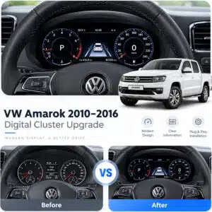 vw amarok digital cluster before after upgrade