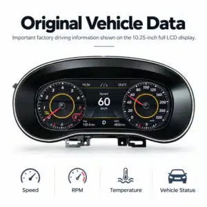vw amarok digital cluster original vehicle data
