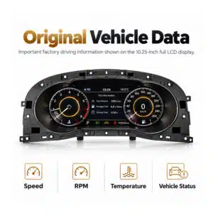 vw golf sportsvan digital cluster trip fuel data