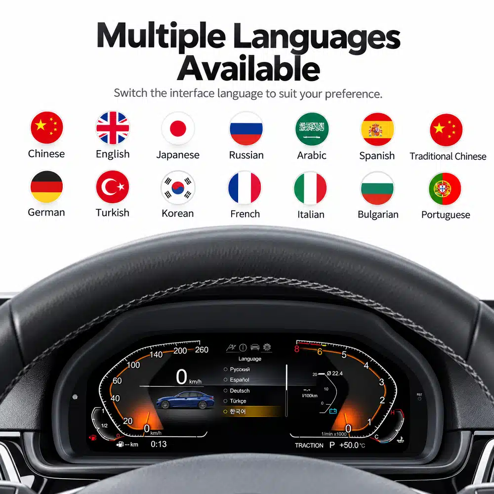 مرجع البيانات الأصلية لعدادات الأدوات الرقمية BMW F15 F16 06