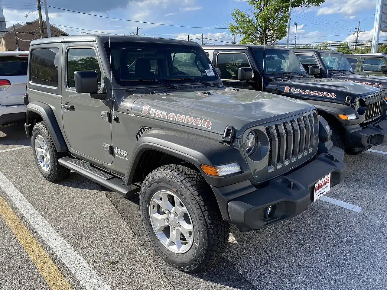 2021 Jeep Wrangler JL two-door Islander in its original exterior configuration
