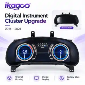 Lexus RX 2016–2021 digital instrument cluster with twin digital gauge layout