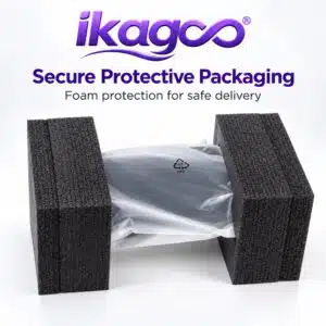 Foam protective packaging for Lexus RX digital instrument cluster