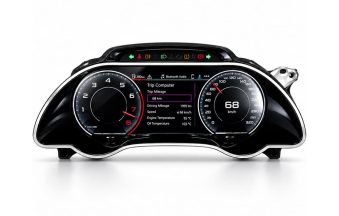Upgrade your Audi A5 B8 2008–2016 with a 12.3″ LCD digital cluster, OEM-style fitment, retained vehicle data, steering controls and iKAGOO support.