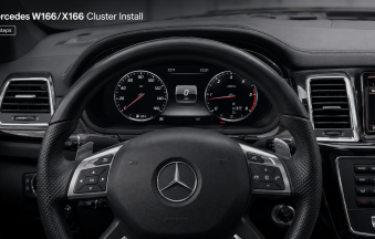 Mercedes W166 X166 Digital Cluster Installation | 2012–2019