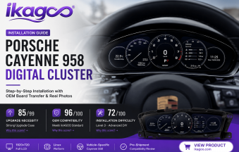 Porsche Cayenne 958 Digital Cluster Installation