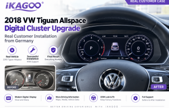 2018 VW Tiguan Allspace Digital Cluster Upgrade – Real Customer Installation Case