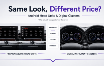 Android Head Unit and Digital Cluster Prices Same Look, Big Gap