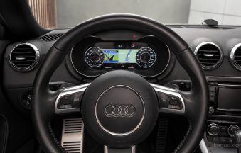 Audi TT 8J digital instrument cluster installation final result