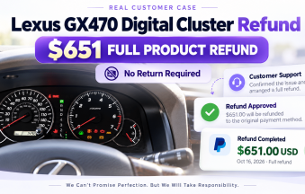 Lexus GX470 Digital Cluster Refund