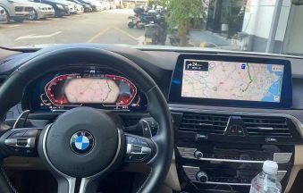 BMW F32 digital cluster installed in original dash position