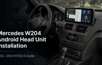 Mercedes W204 Android Head Unit Installation: 14-Step NTG4.5 Guide for 2011–2014